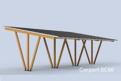 Solar Carport SC50 - 350 x 1059 cm