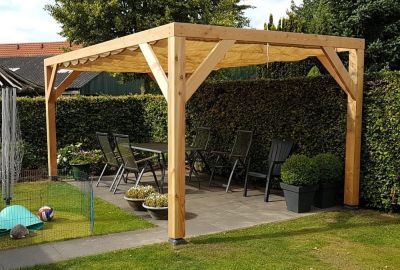 Tuindeco Draagconstructie voor schuifzeil DHZ - 510x330cm. 1